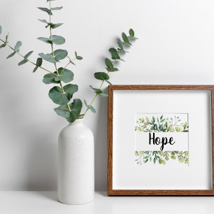 Hoffnung Eukalyptus Poster