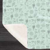 Hoffnung, Freude, Heilung, Erneuerung, ruhige Symb Sherpadecke