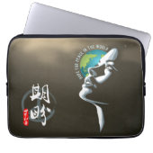 Hoffnung für den Weltfrieden | 13" Laptopschutzhülle (Vorderseite)