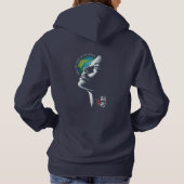Hoffnung für den Weltfrieden | Frauen Hoodie (Rückseite)