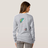 Hoffnung für den Weltfrieden | Frauen Langschläfch T-Shirt (Schwarz voll)