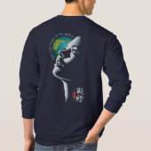 Hoffnung für den Weltfrieden | Männer Langschläfe T-Shirt (Rückseite)