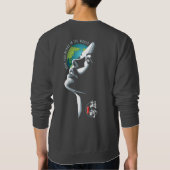 Hoffnung für den Weltfrieden | Männer Sweatshirt (Rückseite)