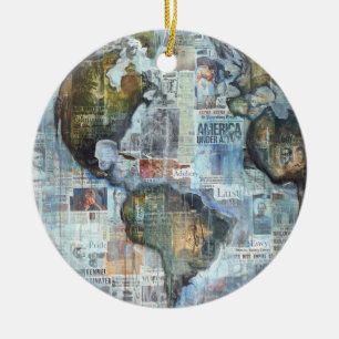 "Hoffnung für die Menschheit" Kunstschmuck Keramik Ornament