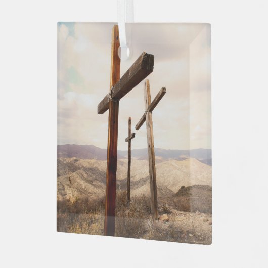 HOFFNUNG FÜR DIE WELTWEITE Glassverzierung Ornament Aus Glas (Vorderseite links)