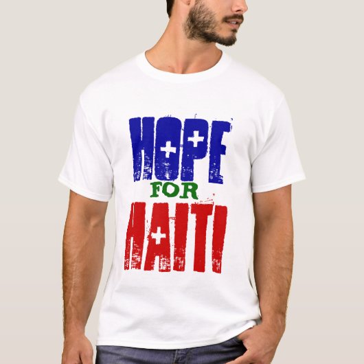 HOFFNUNG FÜR HAITI T-Shirt (Vorderseite)