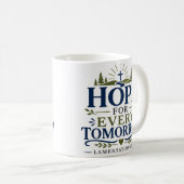 Hoffnung für jeden Morgen Devotionszitat Kaffeetasse (VorderseiteRechts)