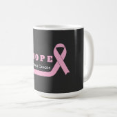 Hoffnung für Krebs Kaffeetasse (VorderseiteRechts)