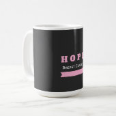 Hoffnung für Krebs Kaffeetasse (Vorderseite Links)