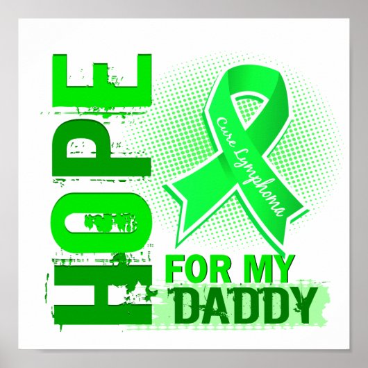 Hoffnung für mein Daddy Lymphoma Poster (Vorne)