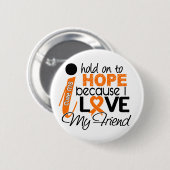 Hoffnung für meinen Freund-multiple Sklerose Button (Vorne & Hinten)