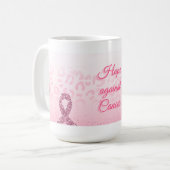 Hoffnung gegen den Krebs Kaffeetasse (Vorderseite Links)