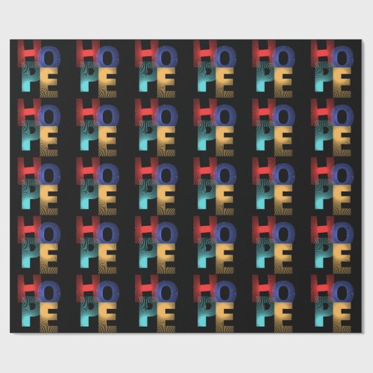Hoffnung Geschenkpapier (Flach)