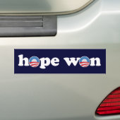 Hoffnung gewann Autoaufkleber (Auf Auto)