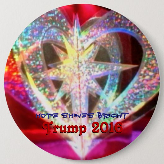 Hoffnung glänzt helles button (Vorderseite)