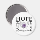 Hoffnung Glaube - Fibromyalgie Magnet (Vorderseite/Rückseite)