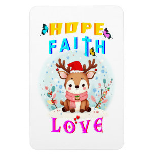 Hoffnung Glaube Liebe Magnet
