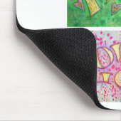 Hoffnung, Glaube, Liebe Mousepad (Vertikal) (Ecke)