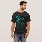 Hoffnung Glaube Liebe Mut PSTD Stressbewusstsein M T-Shirt (Vorne ganz)