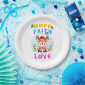 Hoffnung Glaube Liebe Pappteller (Party)