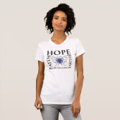 Hoffnung glauben Glauben - Darmkrebse T-Shirt (Vorne ganz)