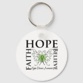 Hoffnung Glauben Glauben - Lyme-Krankheit Schlüsselanhänger (Vorderseite)