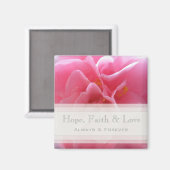 Hoffnung, Glauben und Freude Magnet (Vorderseite/Rückseite)