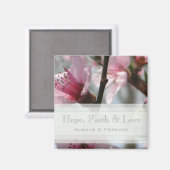 Hoffnung, Glauben und Freude Magnet (Vorderseite/Rückseite)