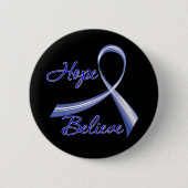 Hoffnung glaubt Colon Cancer Button (Vorderseite)