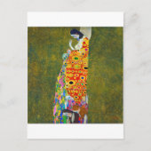 Hoffnung, Gustav Klimt Postkarte (Vorderseite)