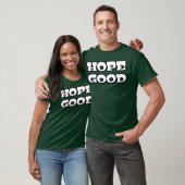 Hoffnung gut Cool Zitat retro T-Shirt (Unisex)