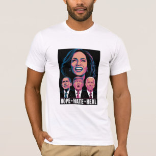 Hoffnung Hass Heilen Erheben Kamala 2024 T-Shirt