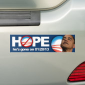 HOFFNUNG hat er gegangenen am 20. Januar 2013 - Autoaufkleber (Auf Auto)