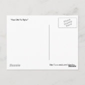 Hoffnung hebt mich höher postkarte (Rückseite)
