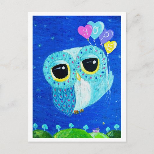 Hoffnung hebt mich höher postkarte (Vorderseite)