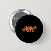 Hoffnung Heilung- Leukämie Krebs Bewusstsein Unter Button (Vorne & Hinten)