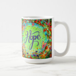 Hoffnung Hübsch floral Whimsistisch Inspiration Gr Kaffeetasse
