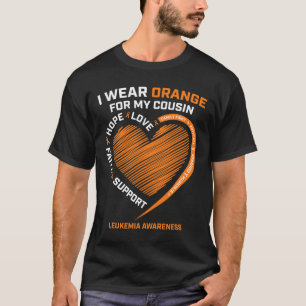 Hoffnung ich tragen Orange für meinen Cousin Leuke T-Shirt
