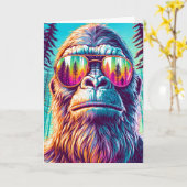 Hoffnung Ihr Geburtstag ist legendär | Bigfoot Karte (Gelbe Blume)