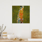 Hoffnung, II — Gustav Klimt (1907-08) Poster (Küche)