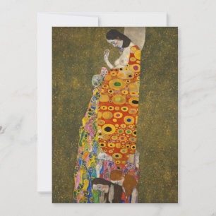 Hoffnung II von Gustav Klimt, Vintage Art Nouveau