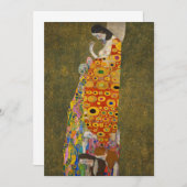 Hoffnung II von Gustav Klimt, Vintager Jugendstil (Vorne/Hinten)