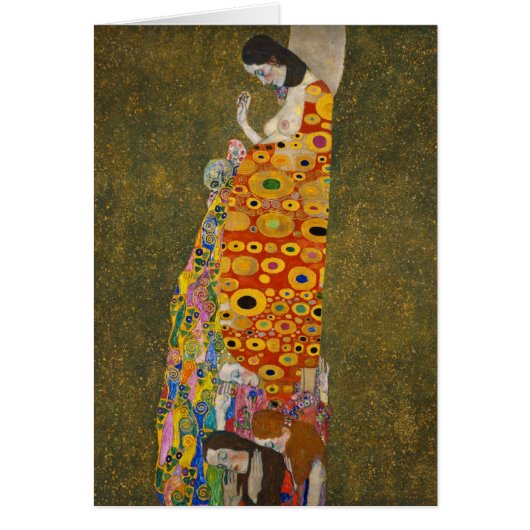 Hoffnung II von Gustav Klimt, Vintager Jugendstil (Vorne)