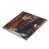 Hoffnung im Gefängnis der Verzweiflung (Öl auf Fliese (Seite)