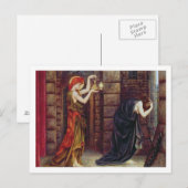 Hoffnung im Gefängnis der Verzweiflung (Öl auf Lei Postkarte (Vorne/Hinten)