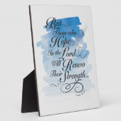 Hoffnung im Herrn - Isaiah 40 Fotoplatte (Seite)