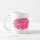Hoffnung im Rosa Kaffeetasse (Links)