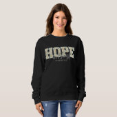 Hoffnung in Christus - Blumenbibel Verse Sweatshirt (Vorne ganz)