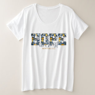 Hoffnung in Christus - Shirt der Blumenbibel