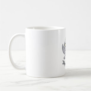 Hoffnung in Christus Taube Kreuz Vintage Christlic Kaffeetasse